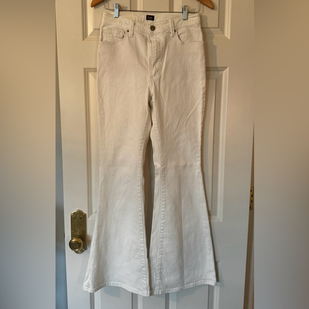 Lee White Flare Wide Leg Jeans - Never Worn